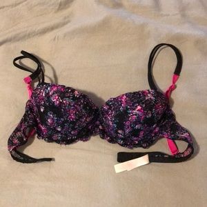 Lace push up bra